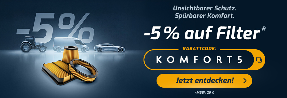 -5% auf Filter