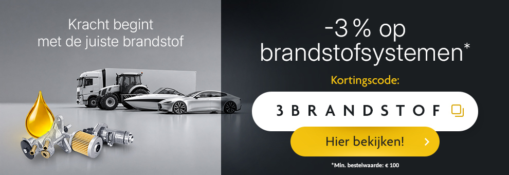 -3% op brandstofsystemen