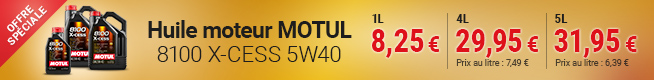 Promo Huile moteur MOTUL 8100 X-Cess 5W40