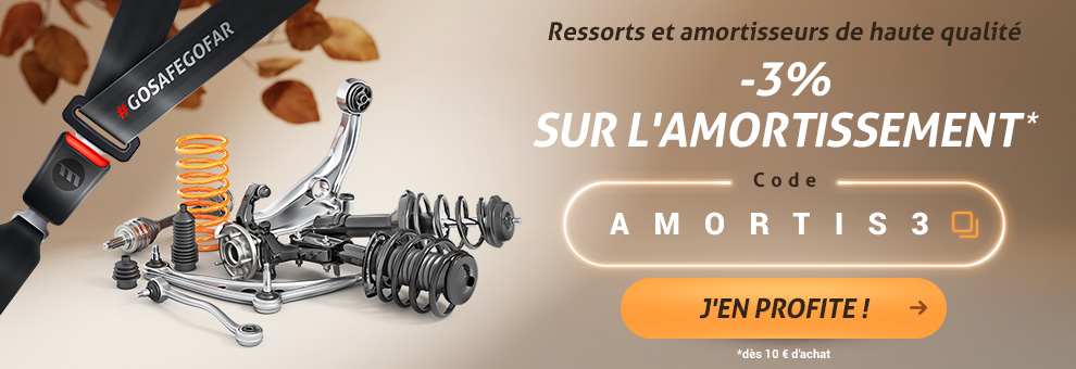 Promo 3% de réduction sur l'amortissement