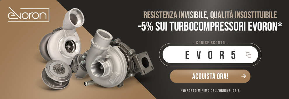-5% di sconto sui ricambi Evoron