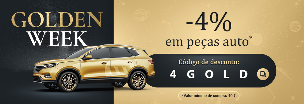 Desconto de -4% em peças auto