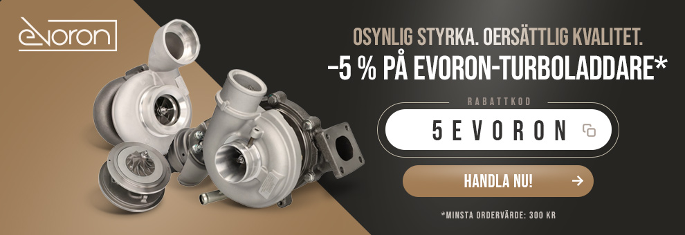 -5% på Evoron reservdelar